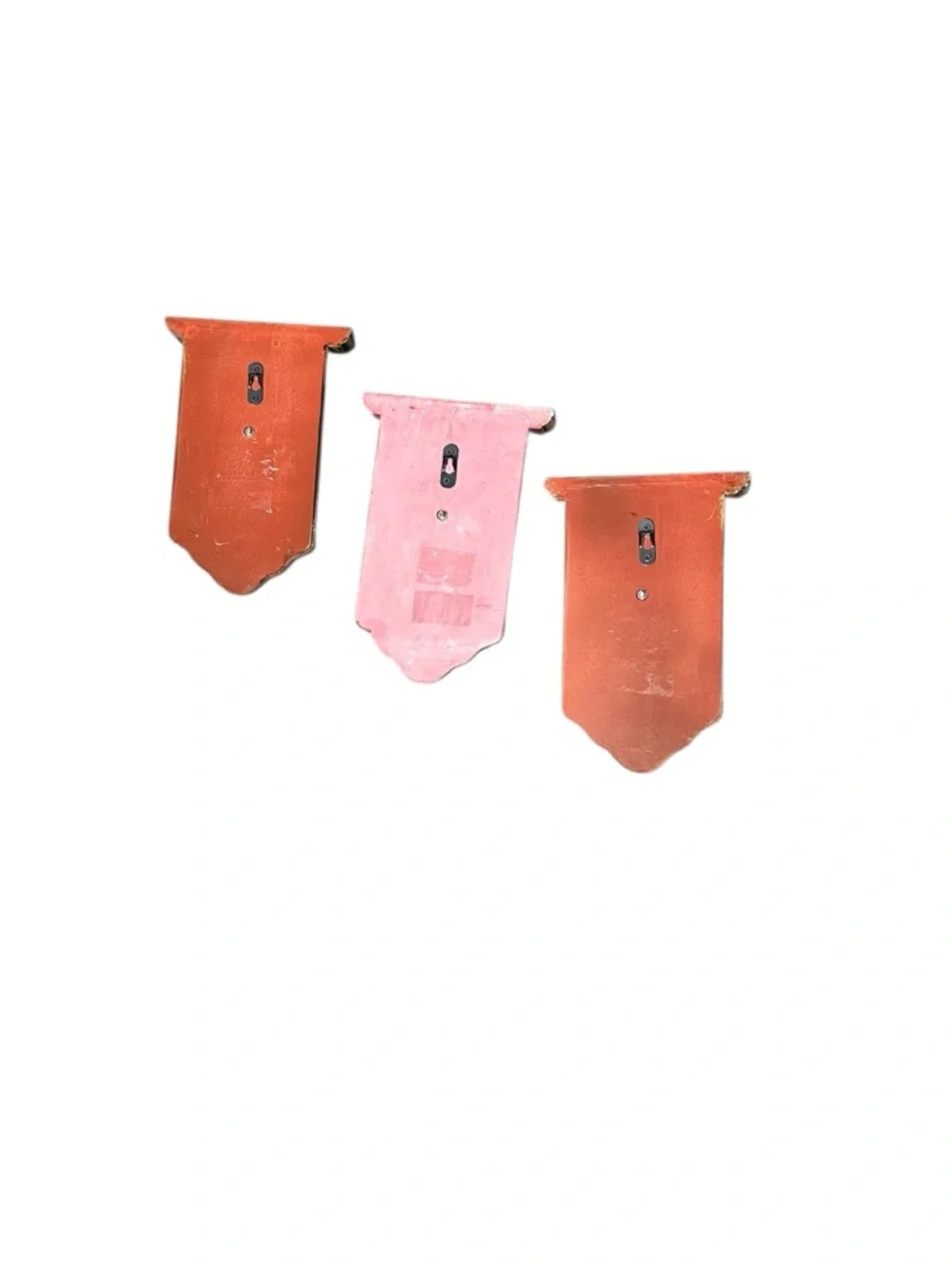 Set of 3 Vintage Style Wall Hooks Rustic Farmhouse Cottage Decor